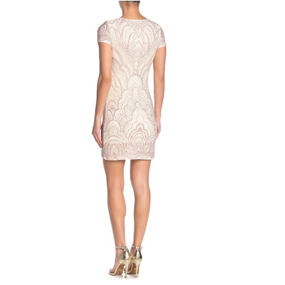 JUMP Glitter Short Sleeve Bodycon Dress - Picture 2 of 10